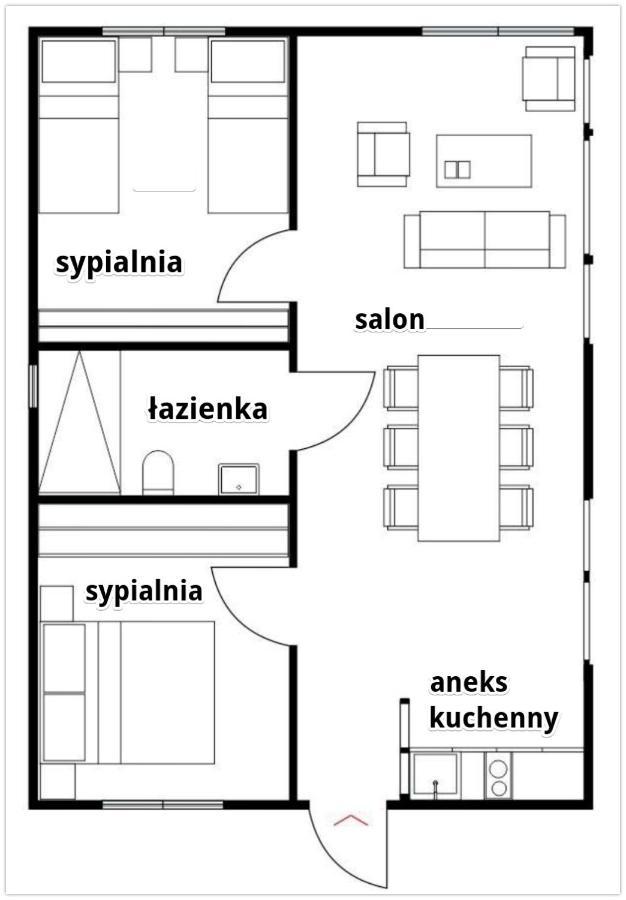 Osada Widoki, Domy Wakacyjne Wicie  Exterior photo